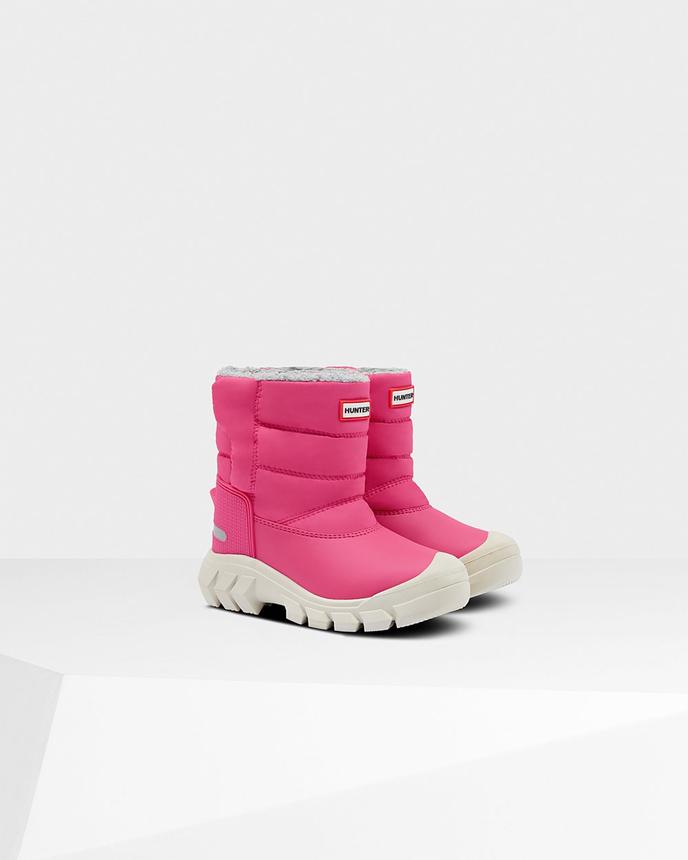 Botas De Neve Hunter Criança Luz Rosa - Original Little Insulated - 87GXDCUZT